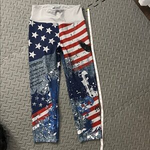 WSI women’s compression leggings medium 2nd amendment